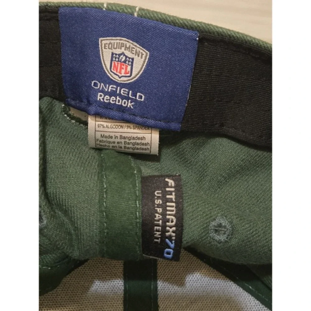 NFL New‎ York Jets Reebok On Field Fitted Stretch Fit Hat L/XL Football Fitmax